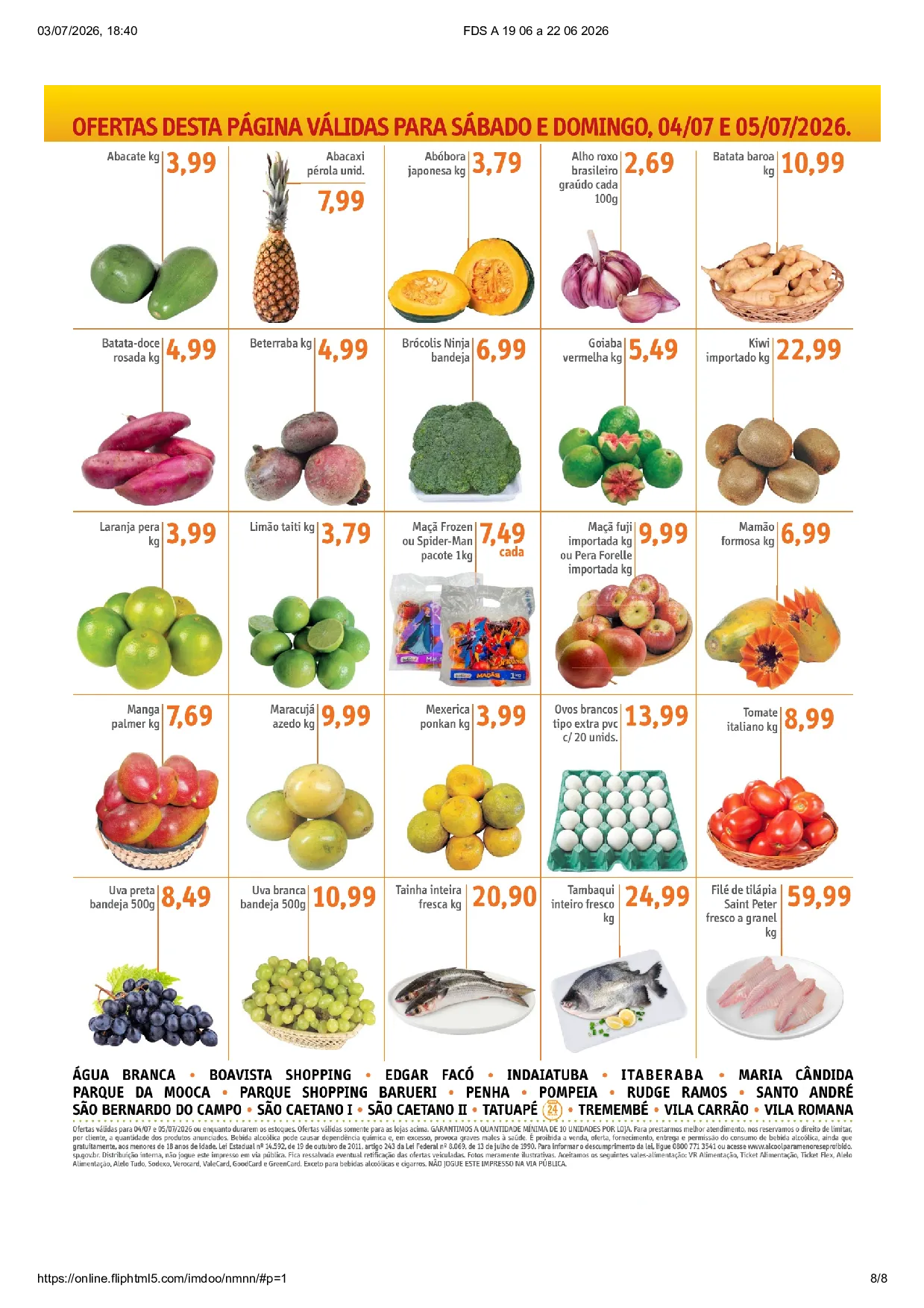 Ofertas do Sonda Supermercados